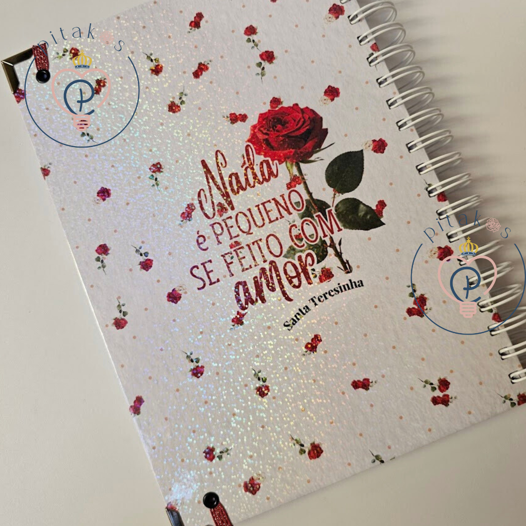 Caderno Santa Teresinha - tamanho universitário - Imagem 6