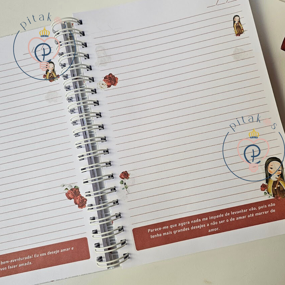 Caderno Santa Teresinha - tamanho universitário - Imagem 4