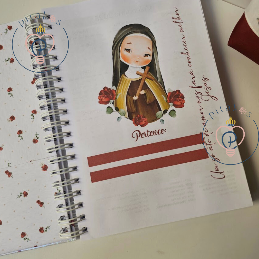 Caderno Santa Teresinha - tamanho universitário - Imagem 2