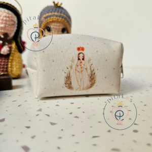 Porta terços box - Nossa Senhora de Fátima