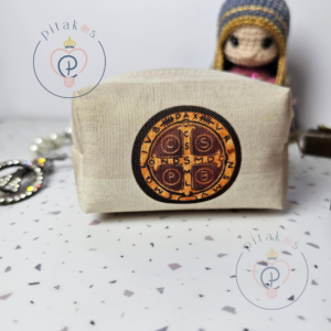 Porta terços box - Medalha de São Bento