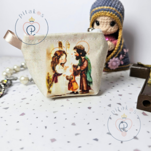 Porta terços - Jesus, Maria e José - o encontro