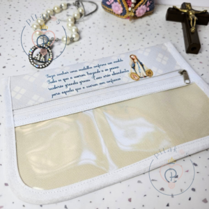 Necessaire com visor transparente – Nossa Senhora das Graças