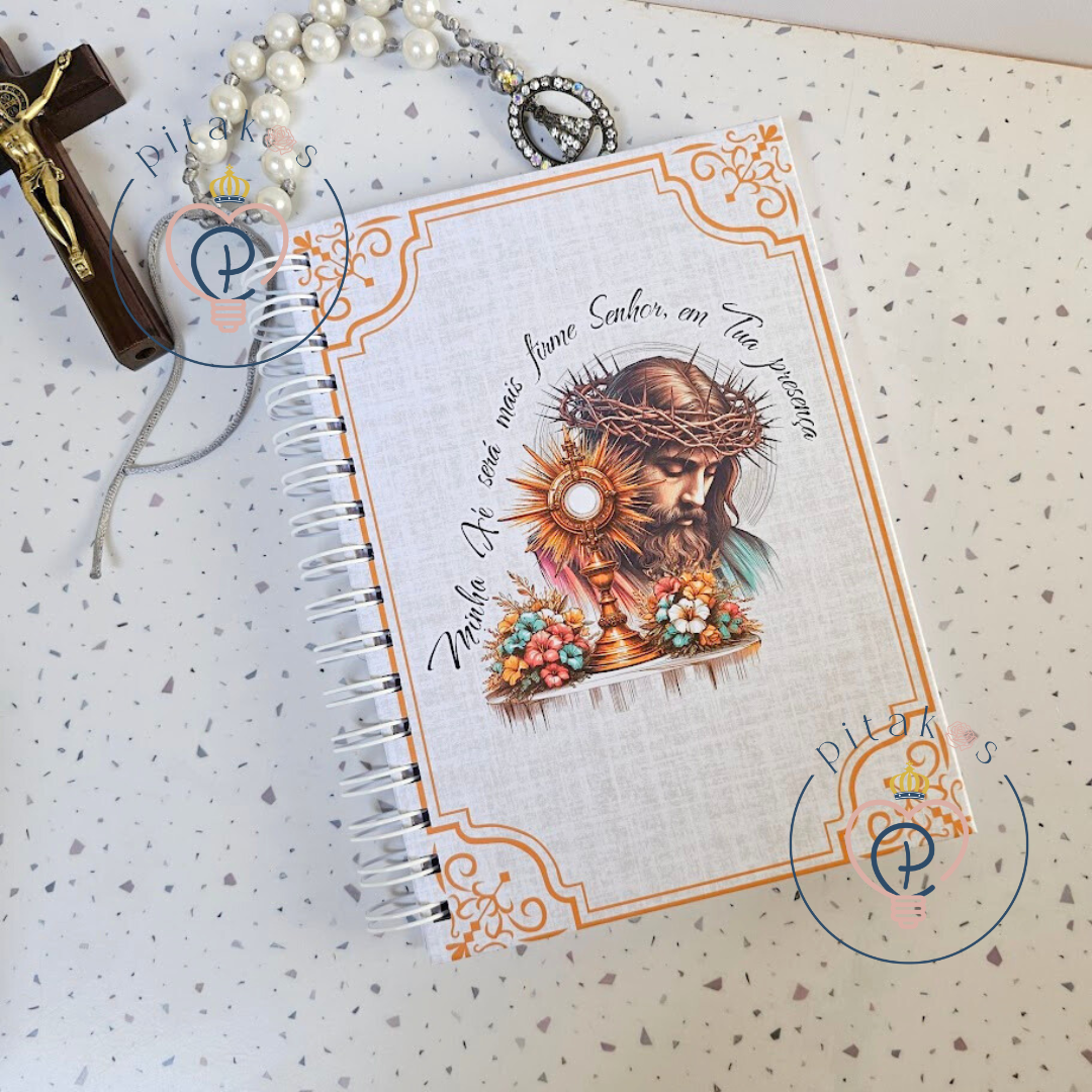 Caderno de visitas ao Santíssimo Sacramento