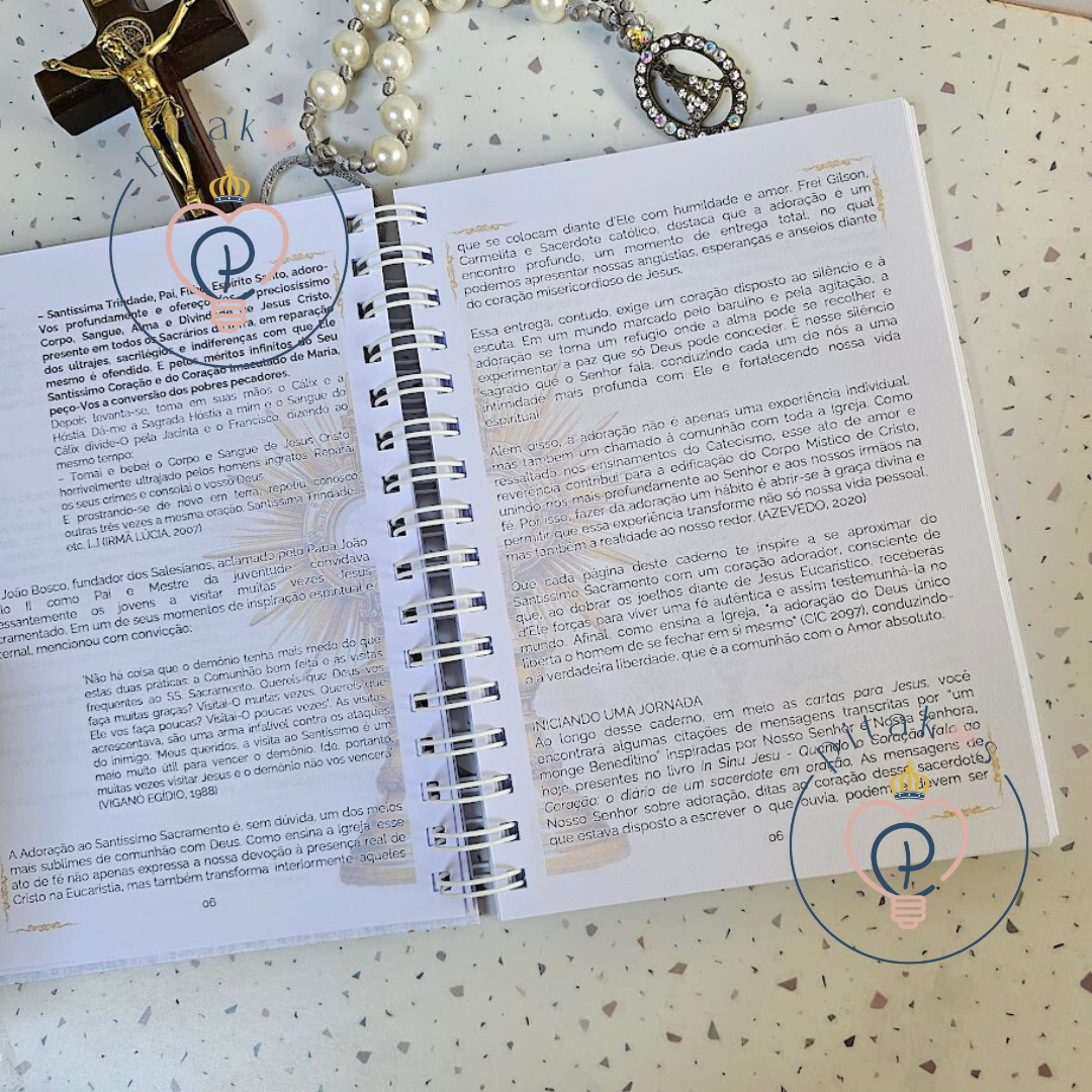 Caderno de visitas ao Santíssimo Sacramento - Imagem 6