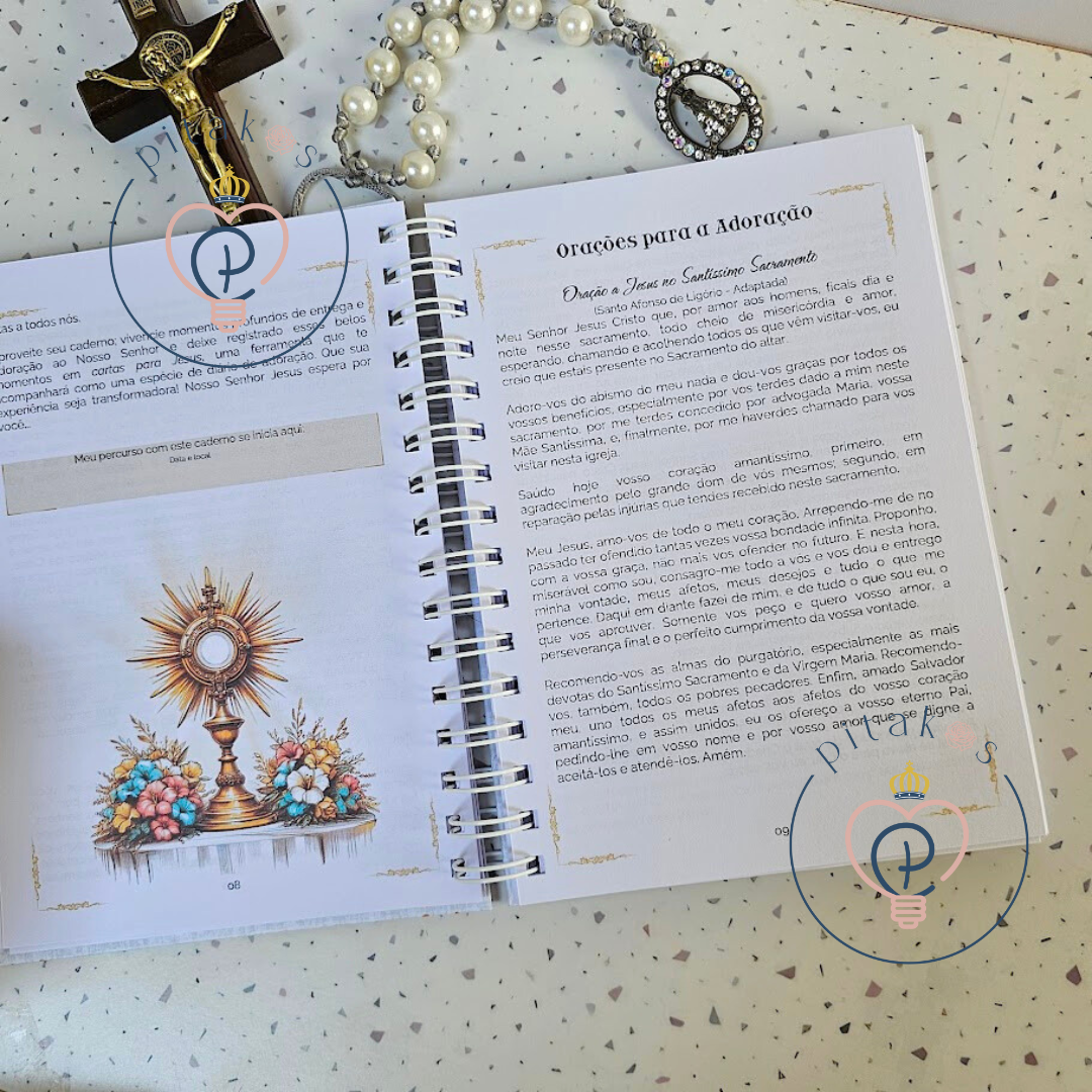 Caderno de visitas ao Santíssimo Sacramento - Imagem 5