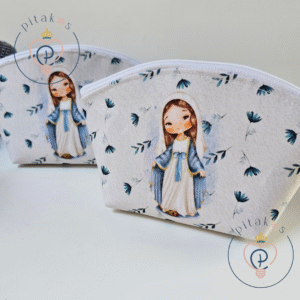 Necessaire modelo pastel - Nossa Senhora das Graças