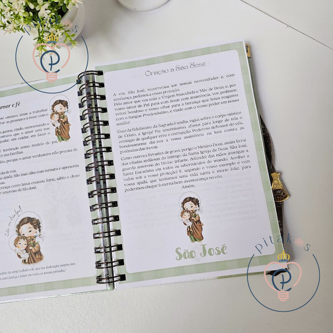 Caderno tamanho A5 - São José - Imagem 4