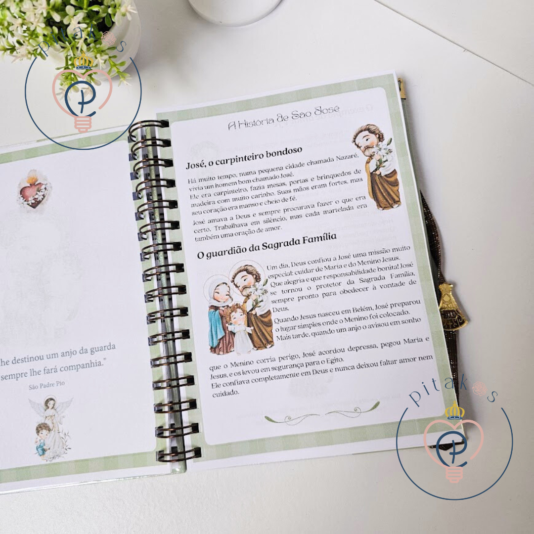 Caderno tamanho A5 - São José - Imagem 3