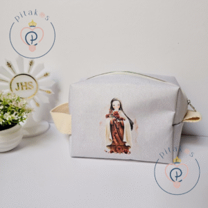 Necessaire box G com alça – Santa Teresinha