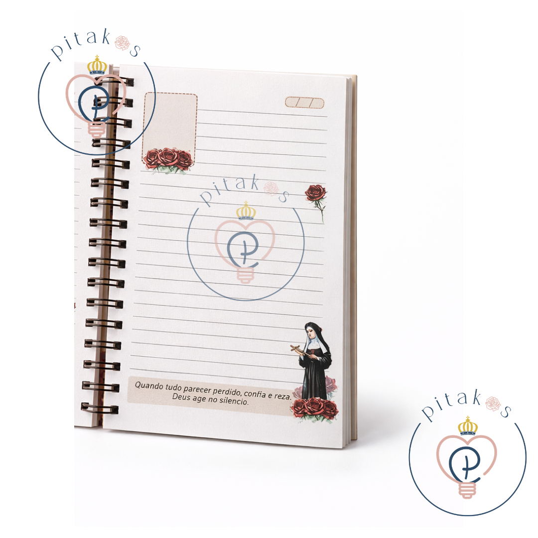 Caderno A5 - Santa Rita - Imagem 2