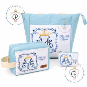 Kit Maria -  Totus tuus Marie azul bebê