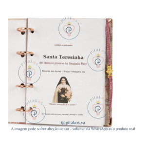 Fichário Católico A5 | Santa Teresinha – 200 Páginas