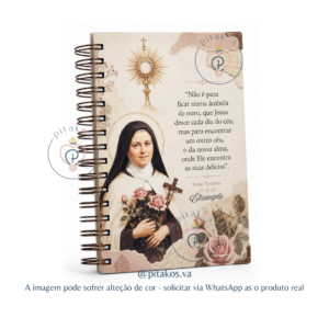 Caderno Visitas a Jesus Sacramento – Santa Teresinha