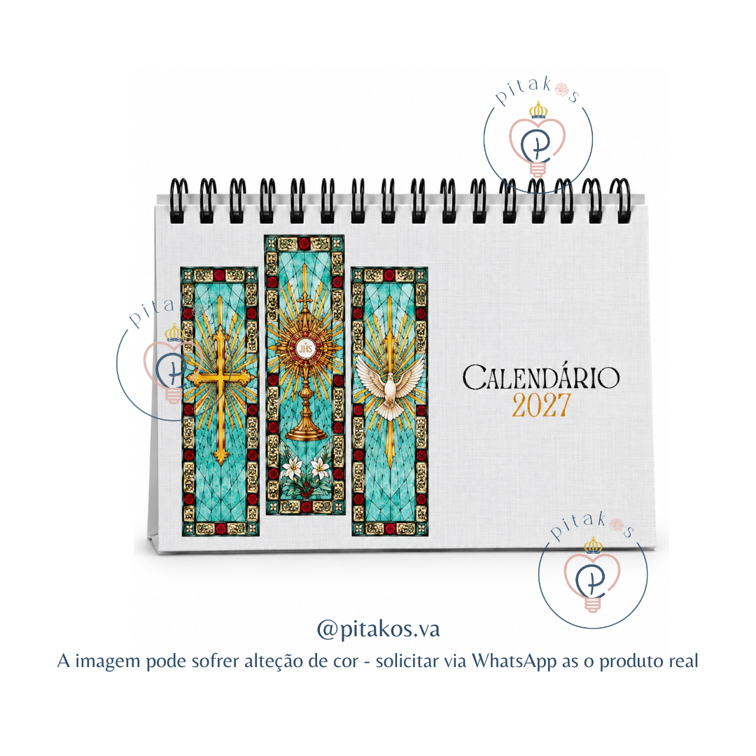 Calendário A5 2027 | Coleção Catedral | Pitakos - Imagem 2