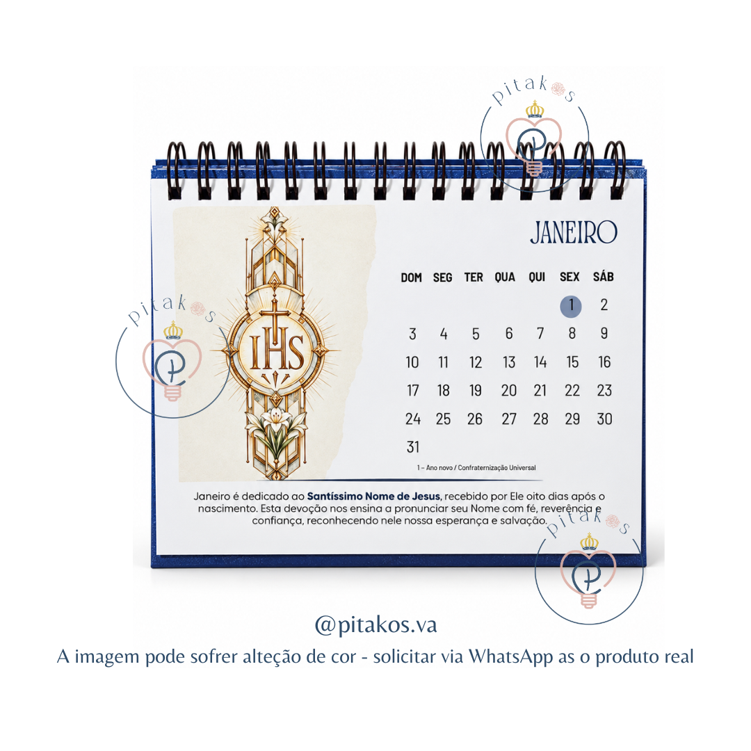 Calendário A5 2027 | Coleção Catedral | Pitakos - Imagem 7