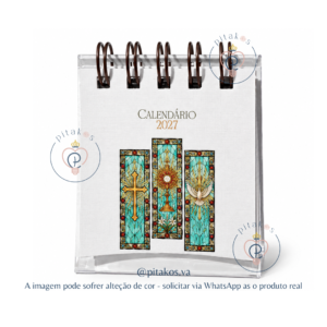 Calendário Mini 2027 | Coleção Catedral | Pitakos